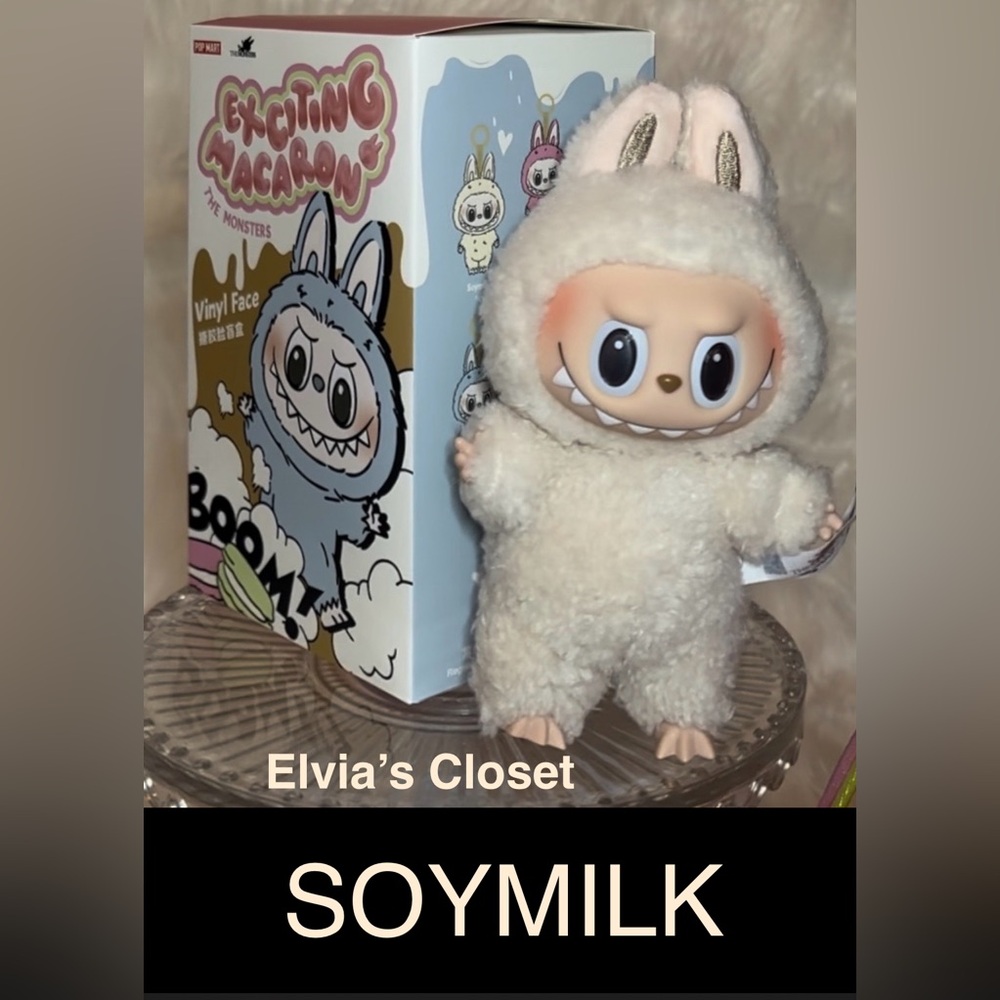 “SoyMilk” 💯% AuthenticThe Monsters “Exciting Macaron” Vinyl face Labubu